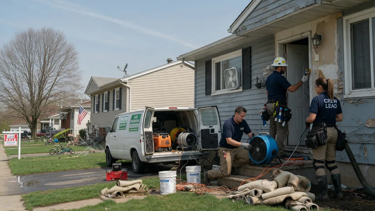 Flood Cleanup in Woodstown, NJ near me